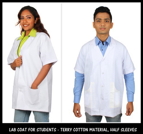 Terry Cotton Lab Coat