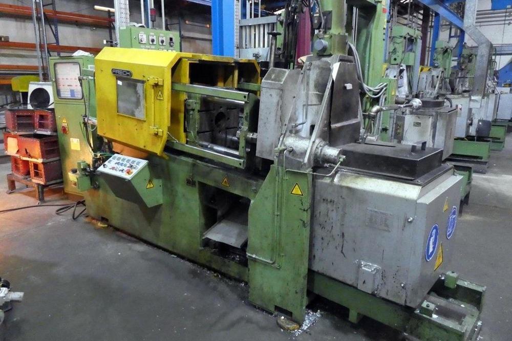 Hot Chamber Zinc Die Casting Machine Frech Daw 63 - Color: Green And Yellow