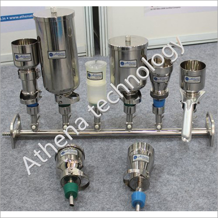 3-Branch Stainless Steel Solvent Filter Manifold