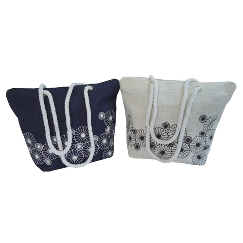 PP Laminated Jute Bag With Top Zip