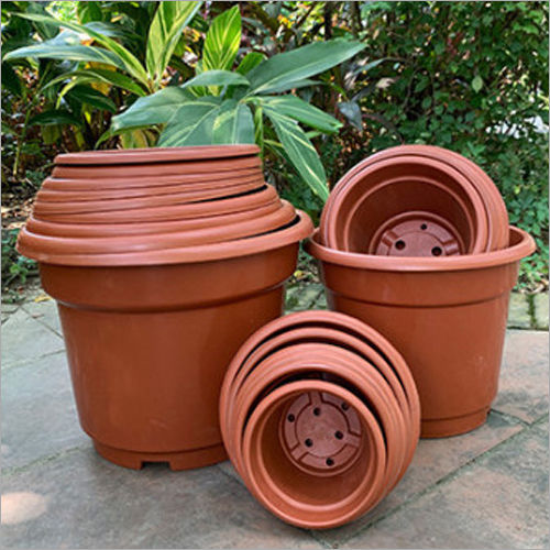 AB Reversed Edge Trational Plastic Flower Pots