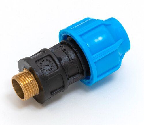 Hdpe Pp Compression Brass Male Threaded Adapter