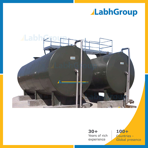 Mild Steel Horizontal Bulk Storage Tank