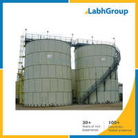 Mild Steel Flat Bottom Silo Capacity: 15000 Liter/day