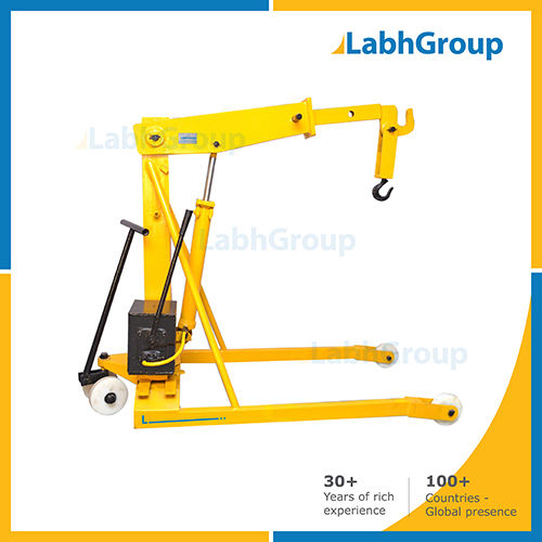 Hydraulic Mobile Floor Crane Capacity: 5000 Kg/Hr