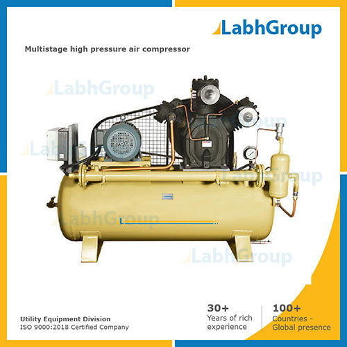 Multistage High Pressure Air Compressor Capacity: 500 Liter/Day