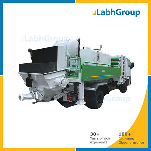 Low Noise Trailer Mounted Concrete Boom Pump