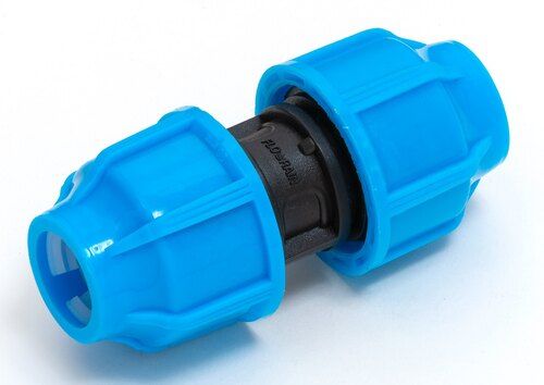 Black & Blue Pp Compression Two Side Adapter Coupler