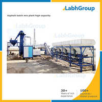 Asphalt Batch Mix Plant Capacity: Up To 160 Tons Per Hour T/Hr