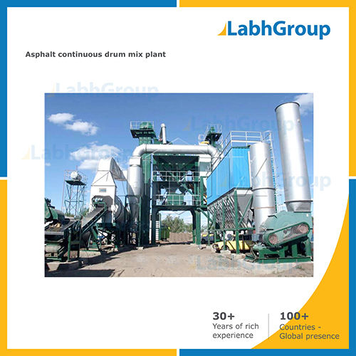 Asphalt Continuous Drum Mix Machine Capacity: Up To 250 Tons Per Hour T/hr