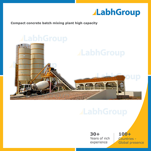 Compact Concrete Batch Mixing Machine