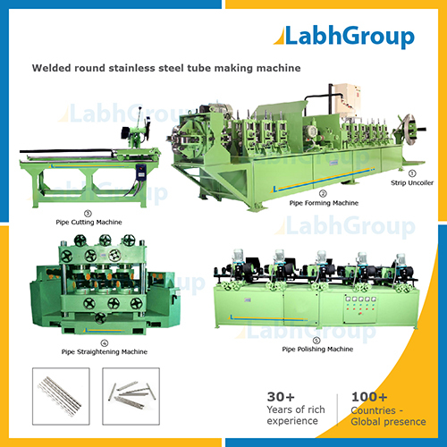 Welded Round Stainless Steel Tube Making Machine