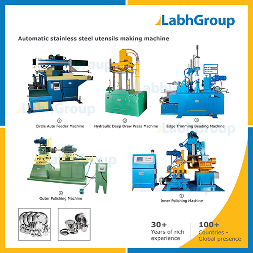 Automatic Stainless Steel Utensils Making Machine