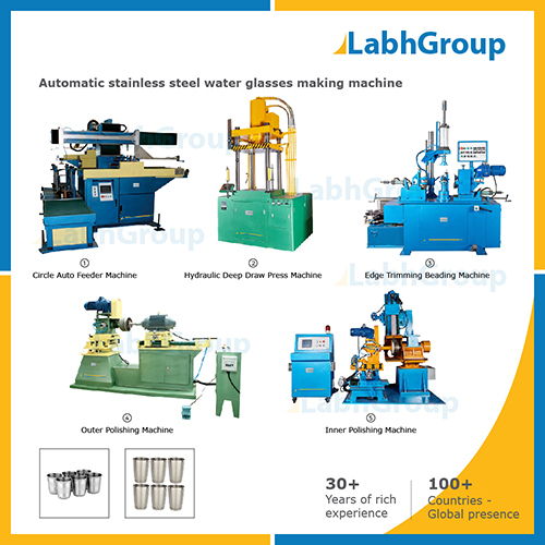Automatic Stainless Steel Water Glasses Making Machine