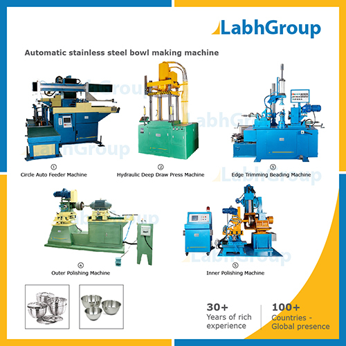 Automatic Stainless Steel Bowl Making Machine