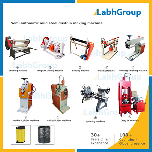 Steel Dustbin Making Machine