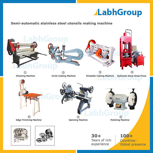Low Cost Economical Stainless Steel Utensils Making Machine