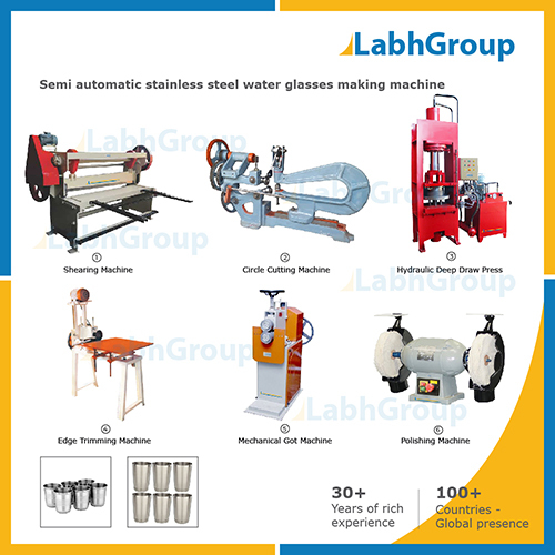 Stainless Steel Water Glasses Making Machine
