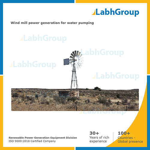 Wind Mill Power Generation For Water Pumping