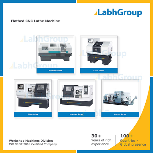 Flatbed Cnc Lathe Machine For Engineering Workshop