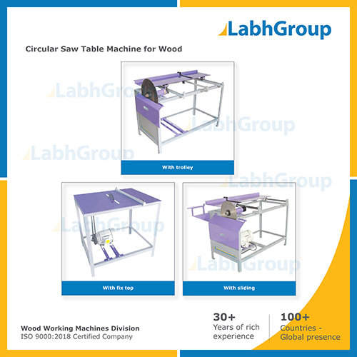 Circular Saw Table Machine For Wood