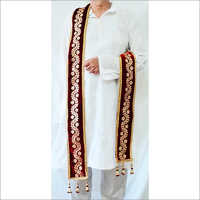 Mens Velvet Embrodiery Stole