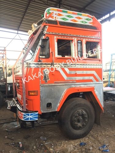 Orange Truck Cabin