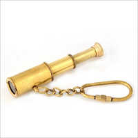Brass Telescope Key Chain
