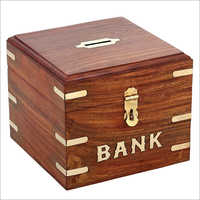 Wooden Money Bank