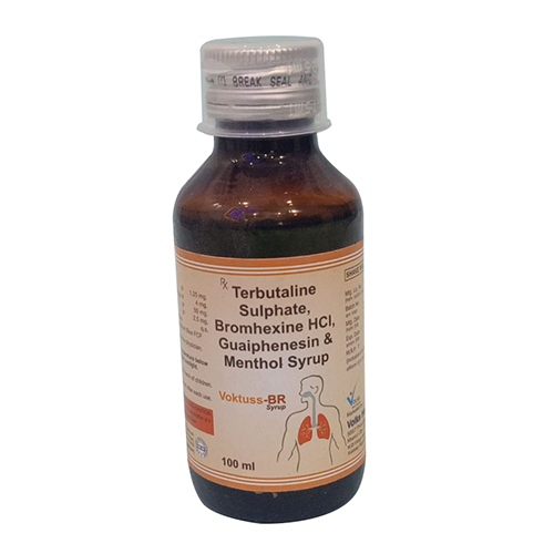 Terbutaline Sulphate Bromhexine HCI Guaiphenesin Menthol Syrup