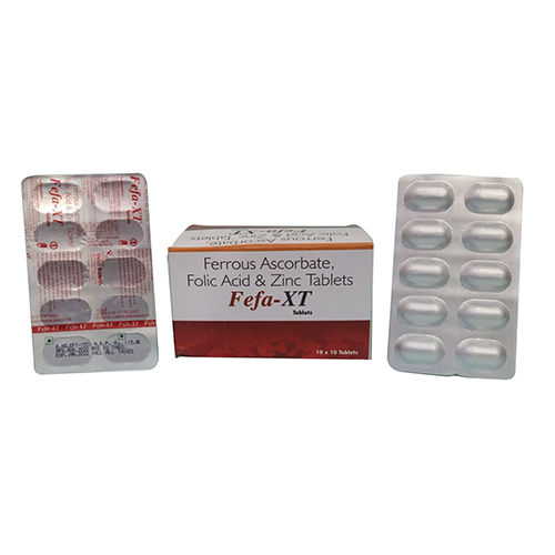 Ferrous Ascorbate Folic Acid & Zinc Tablets