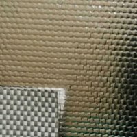 0.2mm Aluminium Mylar laminated fiberglass fabric
