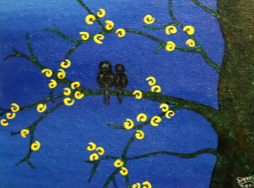 Love In Midnight Painting