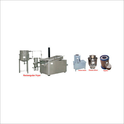 Batch Type Potato Chips Frying Line