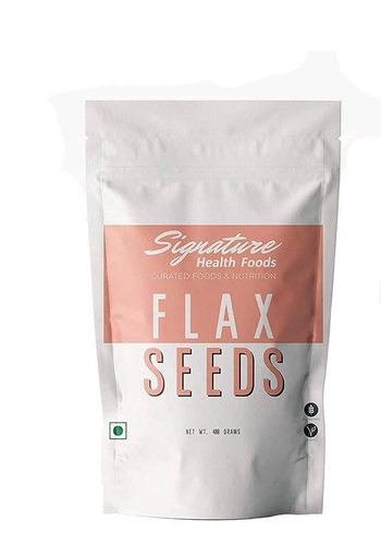 Signature Health Foods Flax Seeds 400 Grams Efficacy: Promote Healthy & Growth