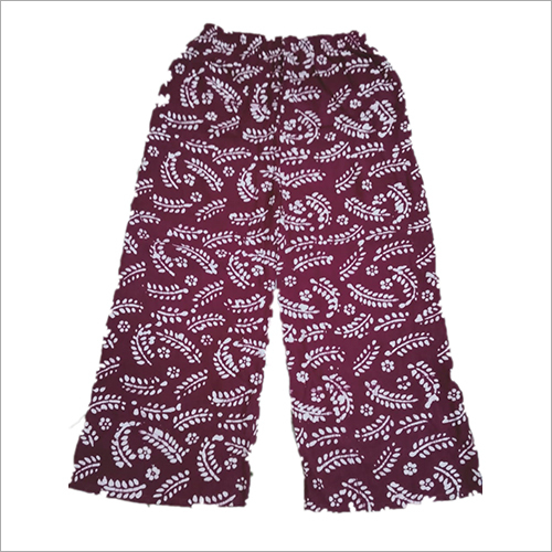 Ladies Printed Palazzo - Cotton Blend, Sizes S to XL | Casual Dress, All-Season Wear, Washable, Versatile Printed Pattern