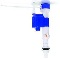 Ball Cock - High-quality Durable Plastic, Standard Size For Flush Systems, Blue And White Matte Finish | Adjustable Water Level, Anti-leak Design, Float Technology