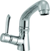 Swan Neck Water Taps - Stainless Steel, Standard Size, Chrome Polished Finish | Durable Design, High Flow Rate, Deck Mounted, Anti-leak Technology