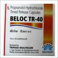 Propranolol Hydrochloride Timed Release Capsules