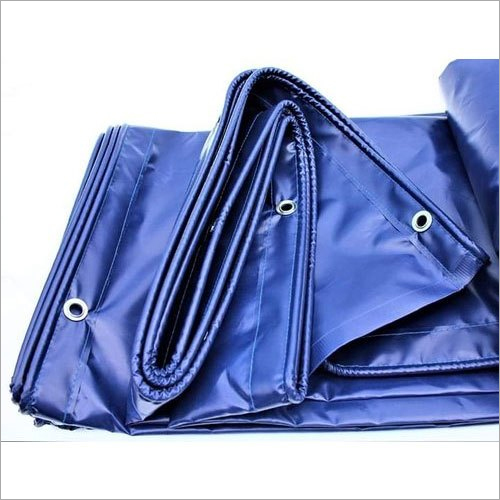 PVC Waterproof Tarpaulin - Polyester Material, Blue Color, Standard Design Type, Plain Tent Style | Durable and Versatile Protection for Outdoor Use