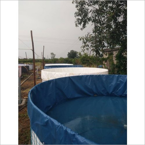 Blue Biofloc Fish Farming Tank