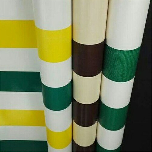 PVC Coated Stripped Roll - PVC Material, 5 Feet Roll Size | Standard Design, Coated Tent Style for Durability and Versatile Use