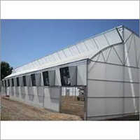 White Ventilated Greenhouse Structural