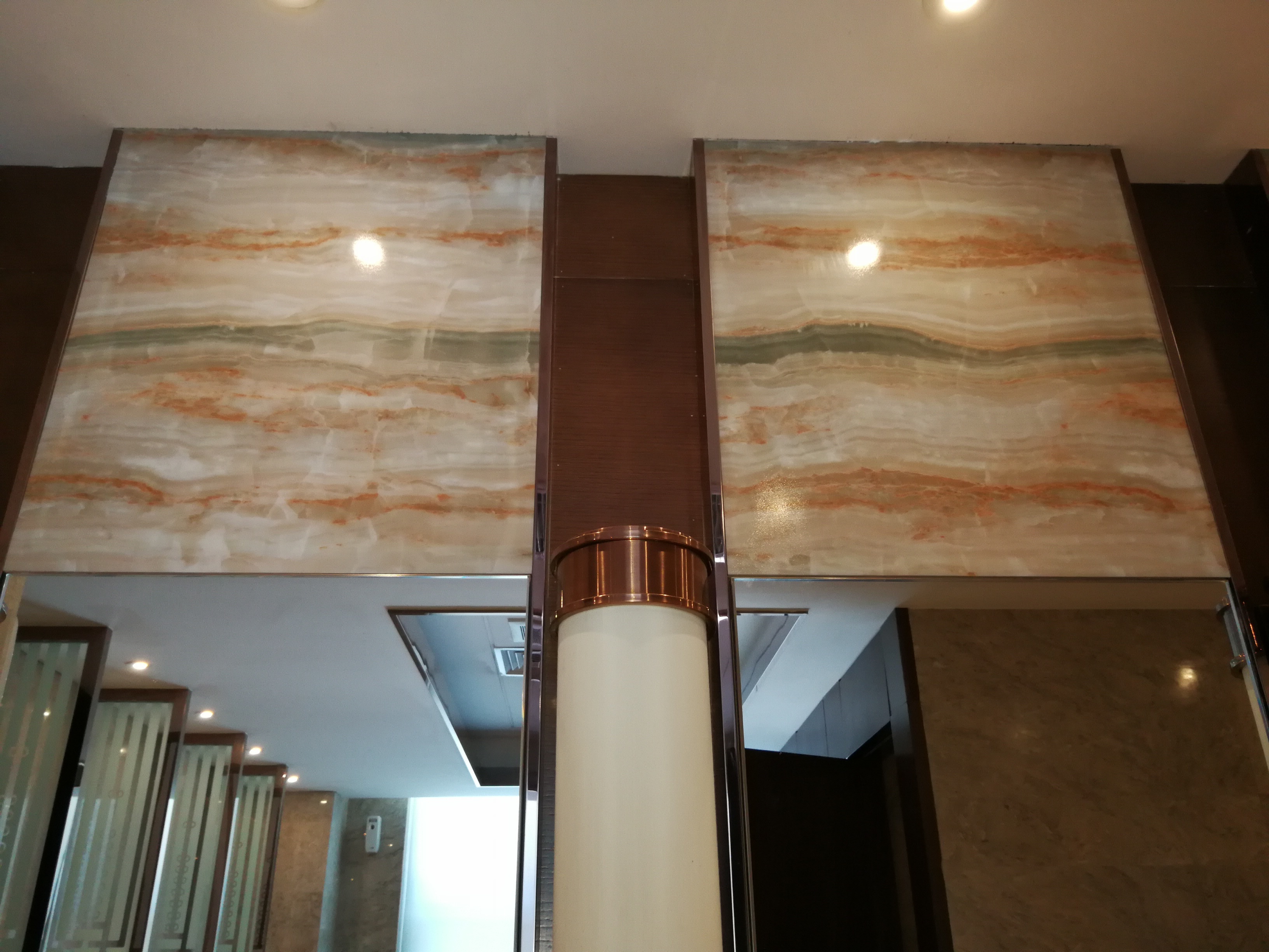 Uv Coating Pvc Marble Sheets for wall decoration use