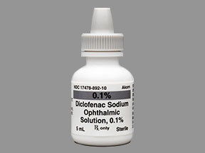 Diclofenac Sodium Opthalmic Solution
