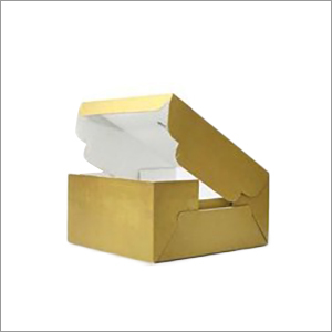 Kraft Pastry Corrugated Box - Corrugated Board Material, Brown & White Color | Designed for Food Packaging and Transport