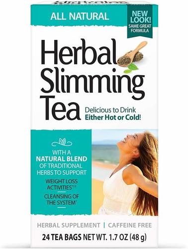 21St Century Herbal Slimming Tea Natural 24 Tea Bags 1.7 Oz (48 G) Efficacy: Promote Healthy & Growth