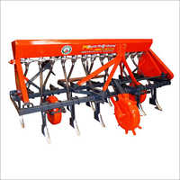 Seed Cum Fertilizer Drill - Steel, 150x100x50 Cm | 1.2m Working Width, 50kg Seed Capacity, 30kg Fertilizer Capacity, Precise Seeding, Time Saving