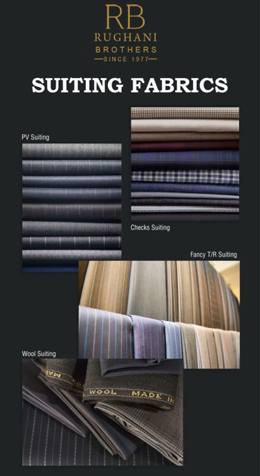 PV Polyester Viscose Blended Suiting Fabric