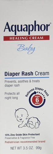 Aquaphor Baby Diaper Rash Cream, 3.5 Ounce General Medicines